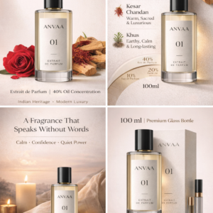 Anvaa 001 – Rose, Kesar Chandan & Khus Extrait de Parfum